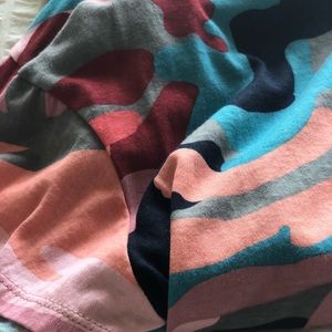 Zara - camouflage print short sleeve t-shirt